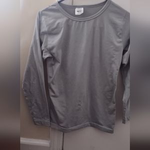Dudfold nwot ladies long sleeve gray top